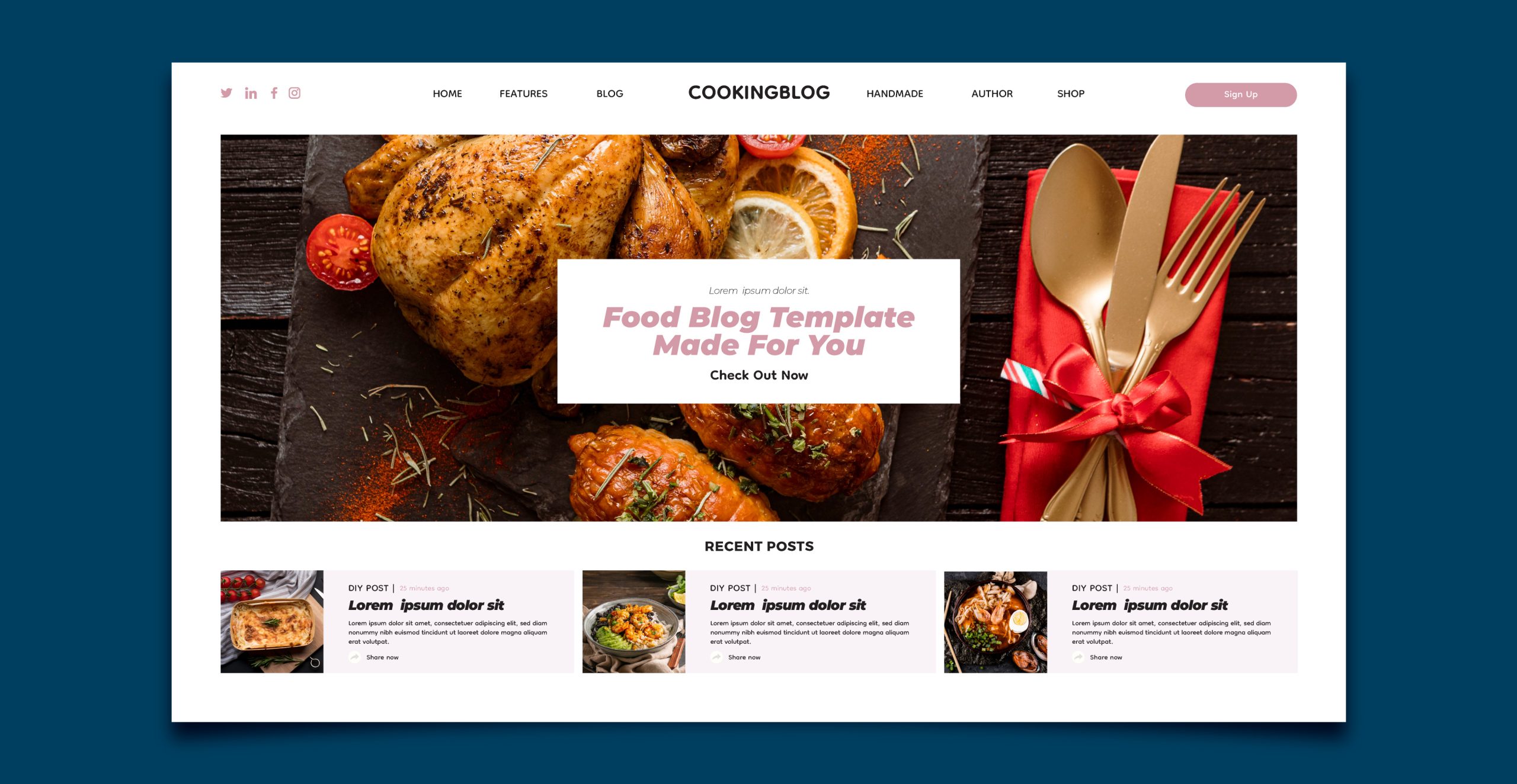 Restaurants Website Development