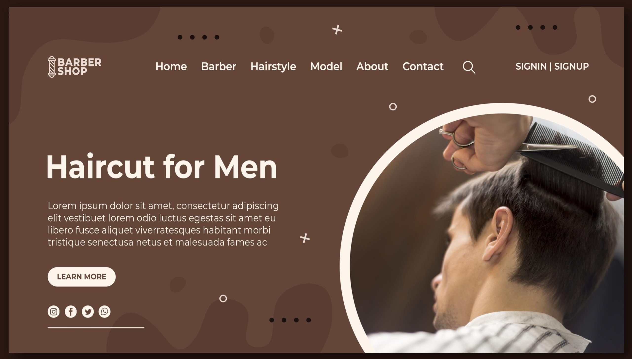 Unisex Saloon Website