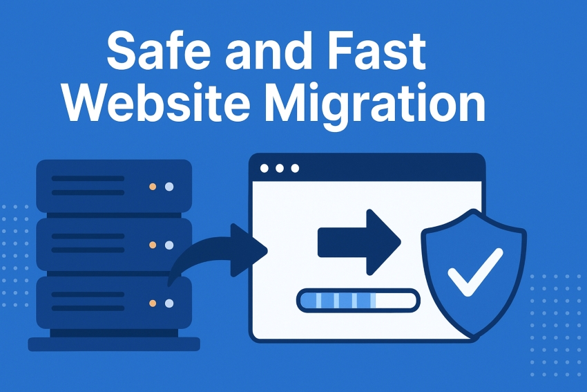 Safe And Fast Website migration Services