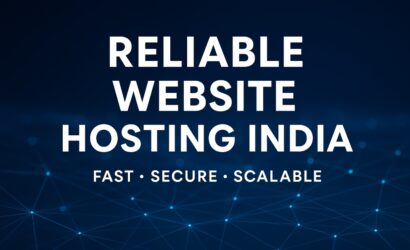 Reliable website hosting services in India with fast servers and secure infrastructure