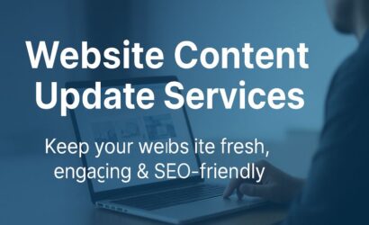 Professional website content update service for WordPress and business websites