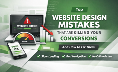 Top Website Design Mistakes That Are Killing Your Conversions