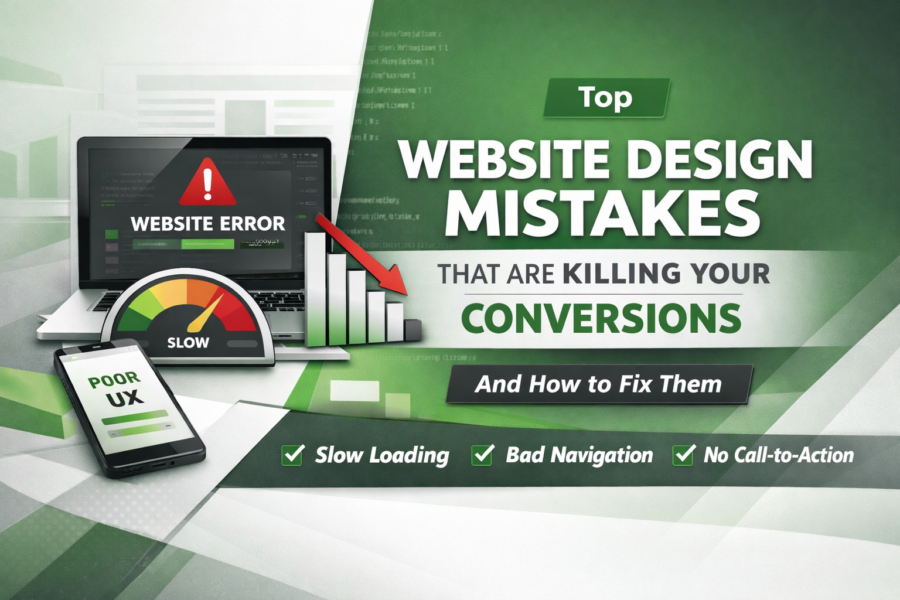 Top Website Design Mistakes That Are Killing Your Conversions