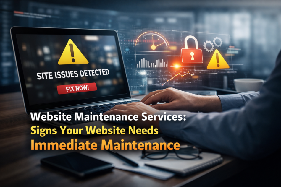 Signs Your Website Needs Immediate Maintenance (Don’t Ignore These!)